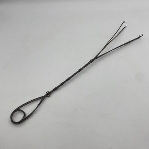 Rare Antique Oil Lamp Chimney Cleaner Wire Expanding 15"